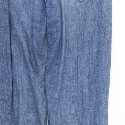 Womens UK Size 4 H&M Regular Fit Skinny Blue Jeans