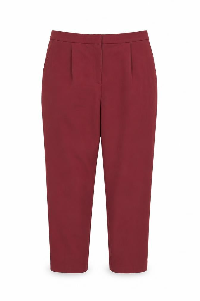 Womens UK Size 12 New Look Regular Fit  Red Trousers