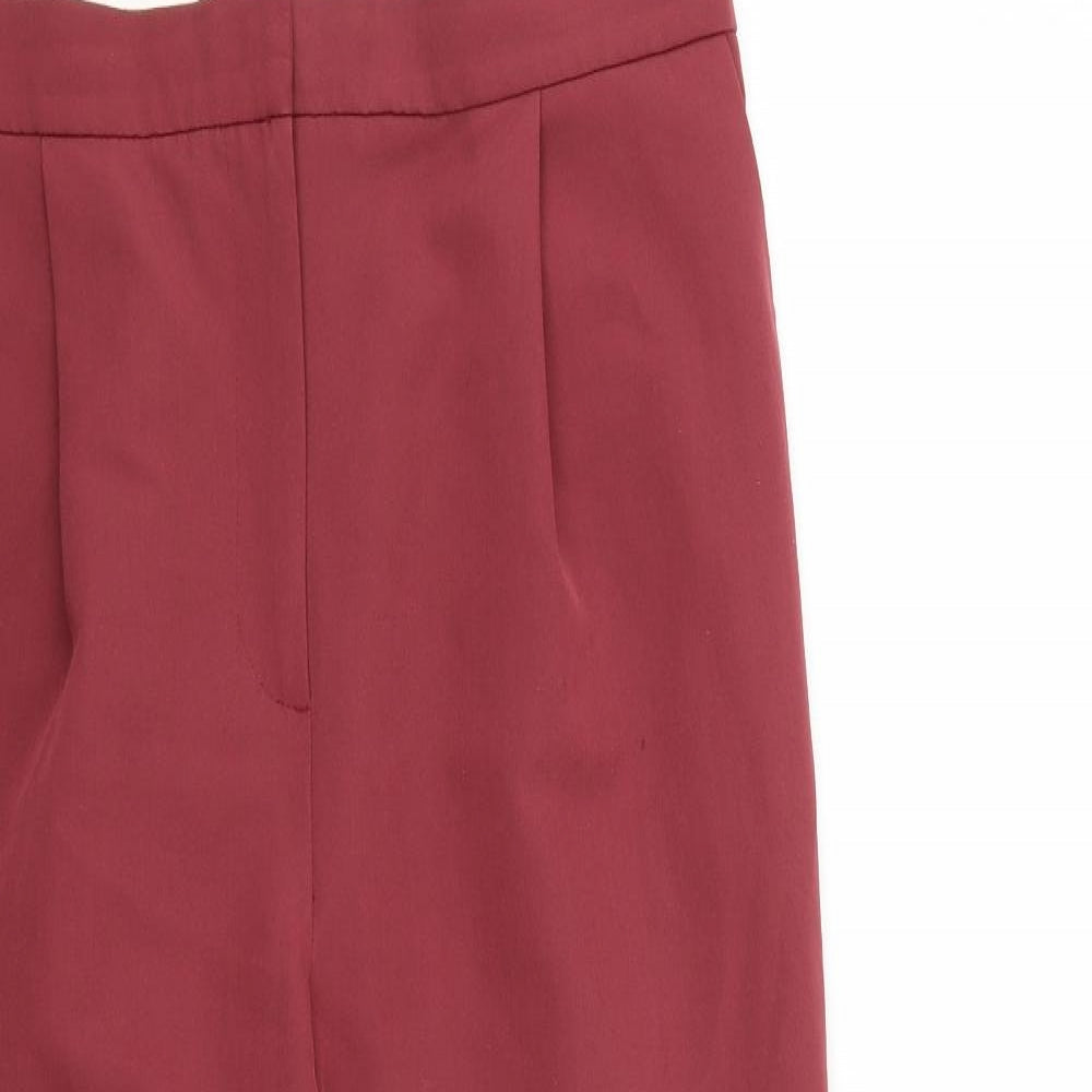 Womens UK Size 12 New Look Regular Fit  Red Trousers