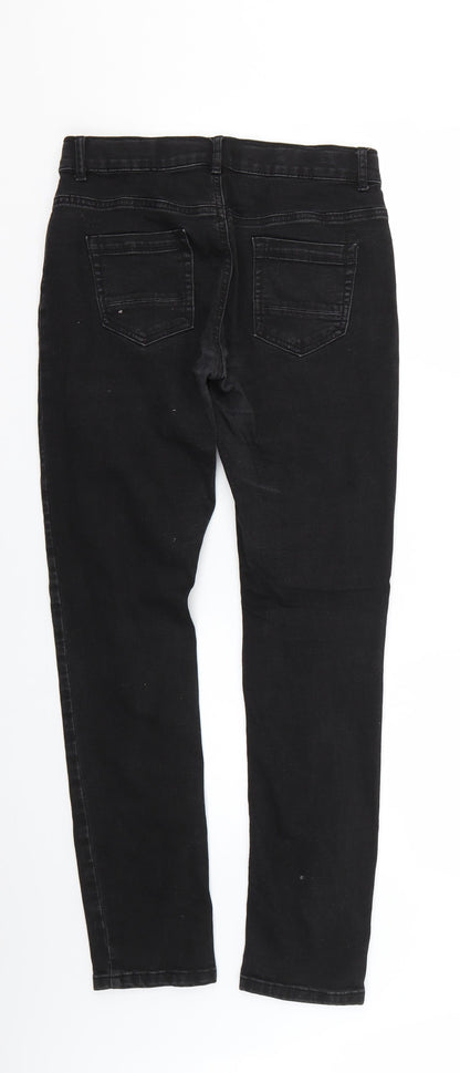 Denim & Co. Girls Black   Skinny Jeans Size 12-13 Years