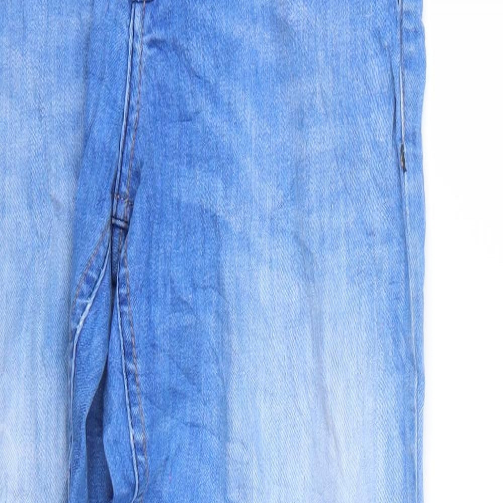 Womens UK Size  Preworn Regular Fit Straight Blue Jeans