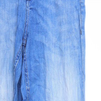 Womens UK Size  Preworn Regular Fit Straight Blue Jeans