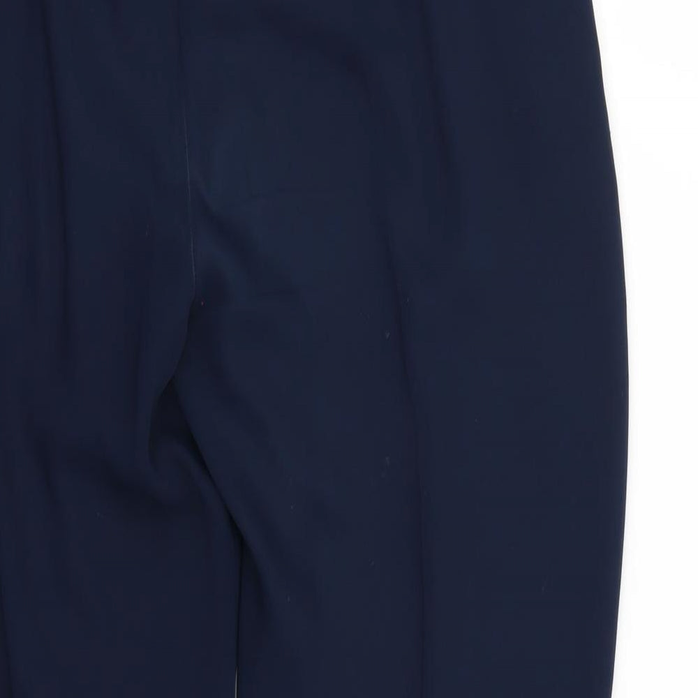 Womens UK Size 14 Marks and Spencer Regular Fit  Blue Trousers
