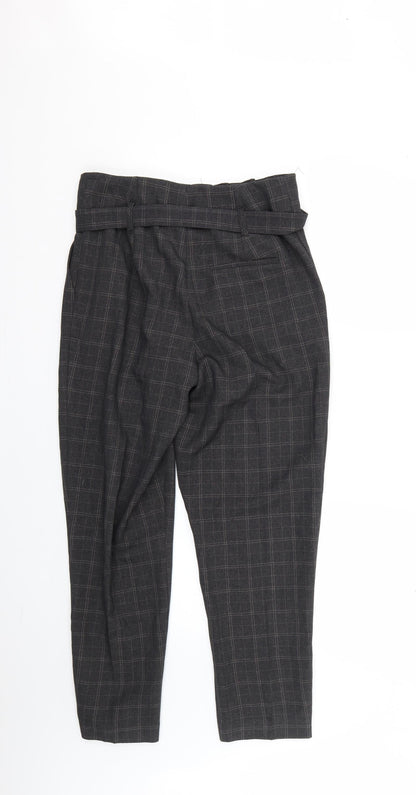 New Look Womens Brown Check  Trousers  Size 10 L25 in