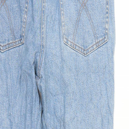 Mens UK Size  Preworn Regular Fit Straight Blue Jeans