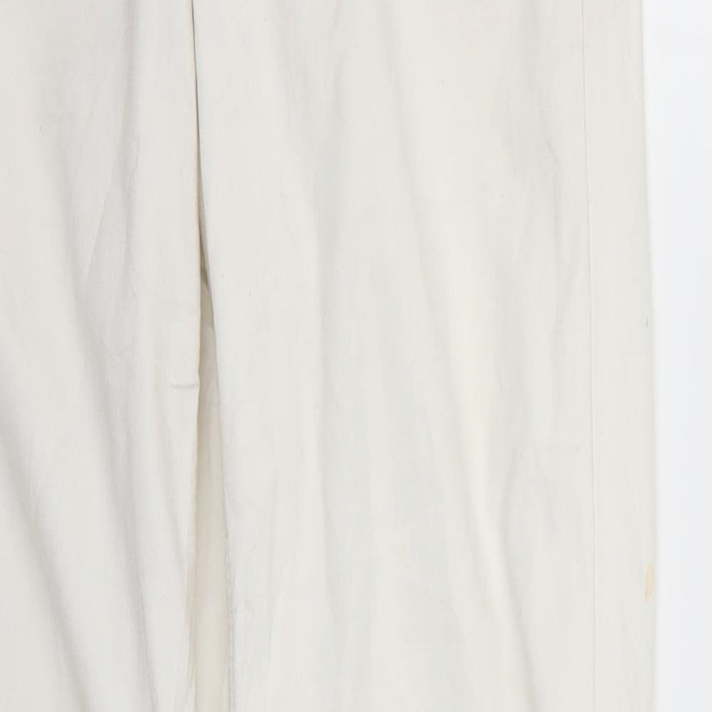 Womens UK Size 8 H&M Regular Fit Skinny White Jeans