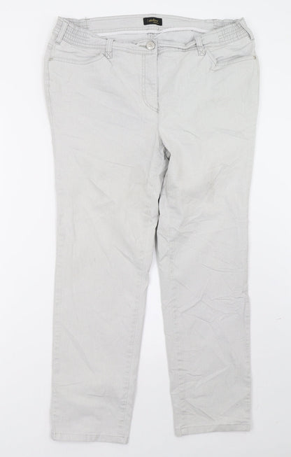 Atelier Womens Grey   Straight Jeans Size 38 L29 in