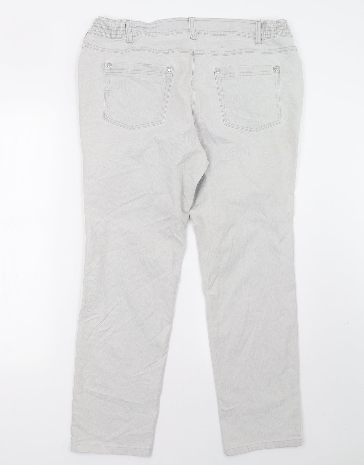 Atelier Womens Grey   Straight Jeans Size 38 L29 in