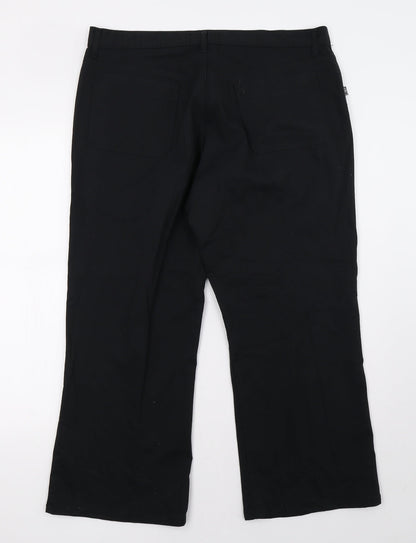 last gasp Womens Black   Trousers  Size 18 L28 in