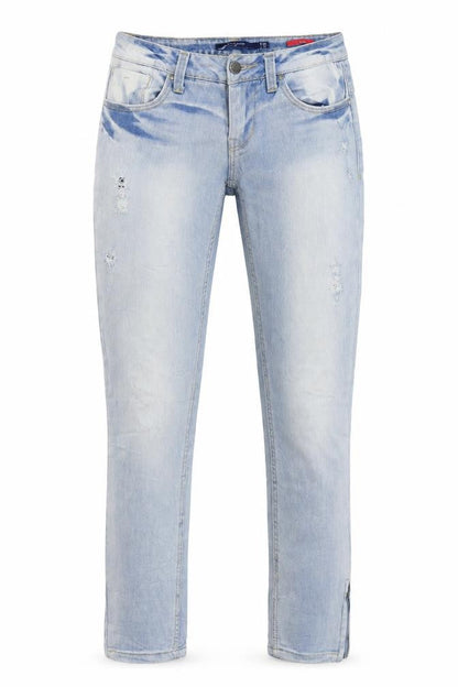 Womens UK Size 26 RESERVED Regular Fit Straight Blue Jeans
