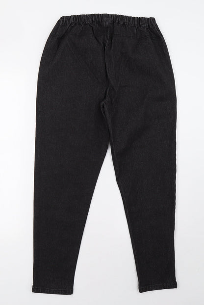 DG2 Womens Black   Jegging Trousers Size 10 L28 in