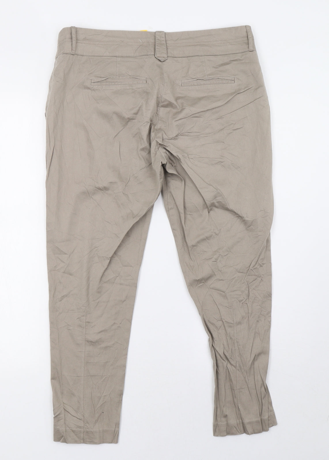 Womens UK Size 12 VERO MODA Regular Fit  Beige Trousers