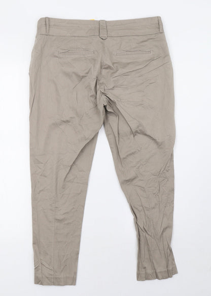 Womens UK Size 12 VERO MODA Regular Fit  Beige Trousers