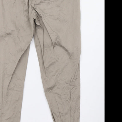 Womens UK Size 12 VERO MODA Regular Fit  Beige Trousers