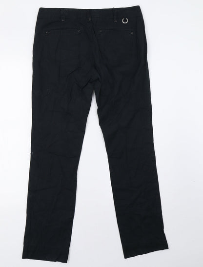 stockh lm Womens Black   Trousers  Size 12 L31 in