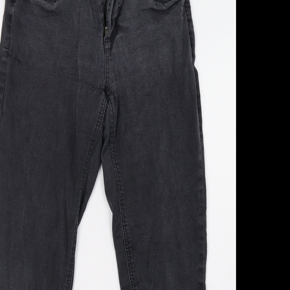 freja Womens Grey  Denim Straight Jeans Size 12 L30 in