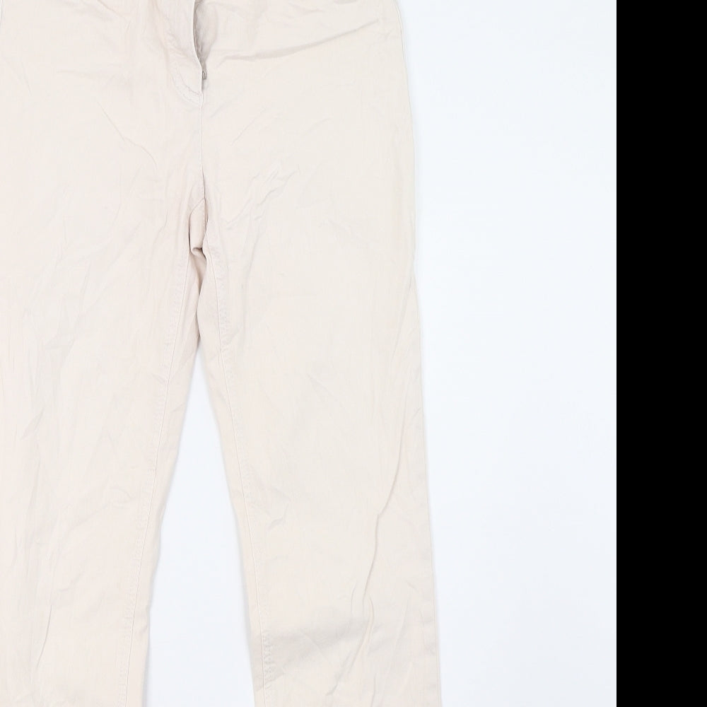 Gerry Weber Womens Pink  Denim Straight Jeans Size 12 L32 in