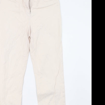 Gerry Weber Womens Pink  Denim Straight Jeans Size 12 L32 in