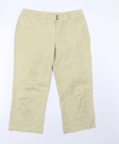 George Womens Beige  Denim Capri Jeans Size 12 L25 in