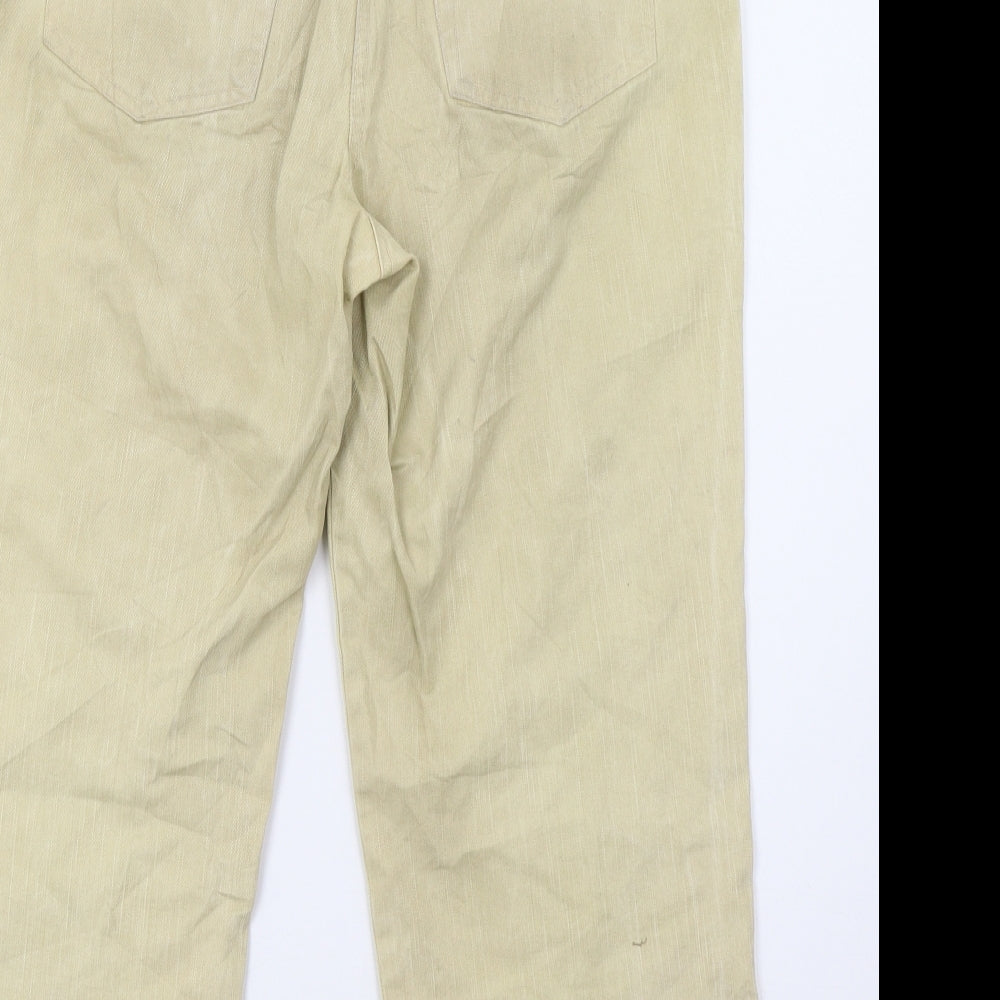 George Womens Beige  Denim Capri Jeans Size 12 L25 in