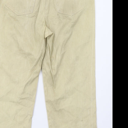 George Womens Beige  Denim Capri Jeans Size 12 L25 in