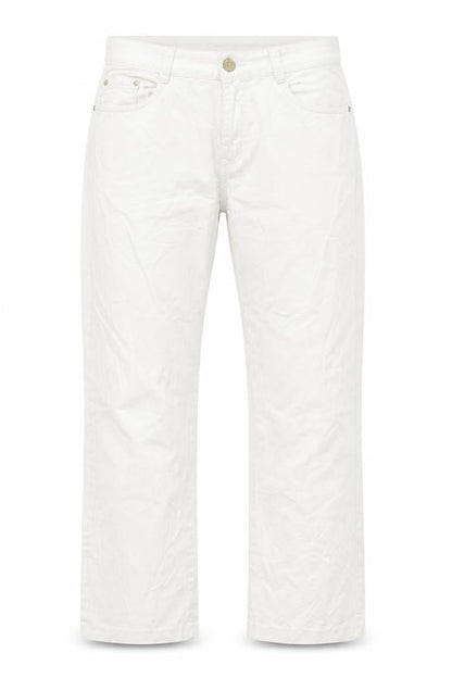 Womens UK Size 32 miss cherry Regular Fit  White Trousers