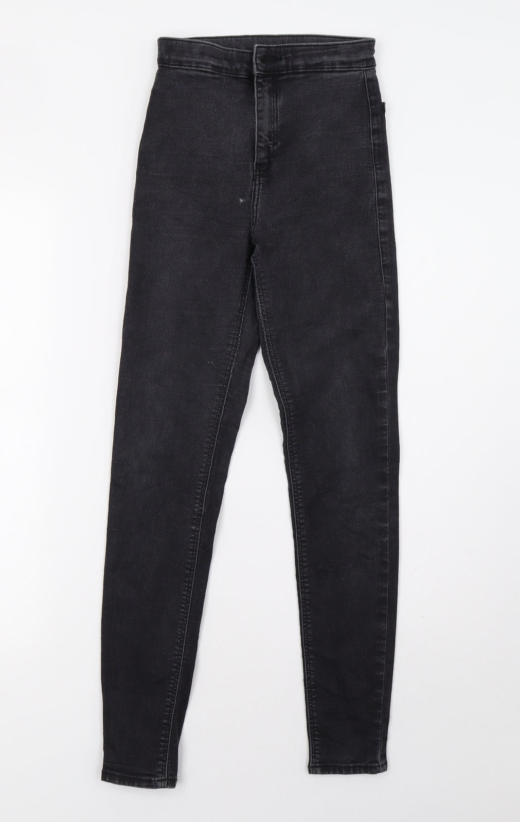 Topshop Womens Grey  Denim Skinny Jeans Size 26 L32 in