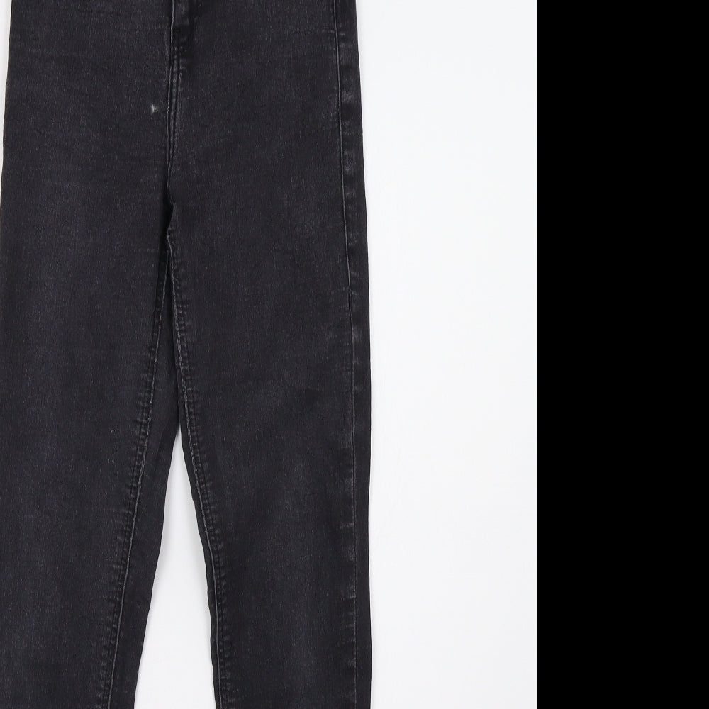 Topshop Womens Grey  Denim Skinny Jeans Size 26 L32 in