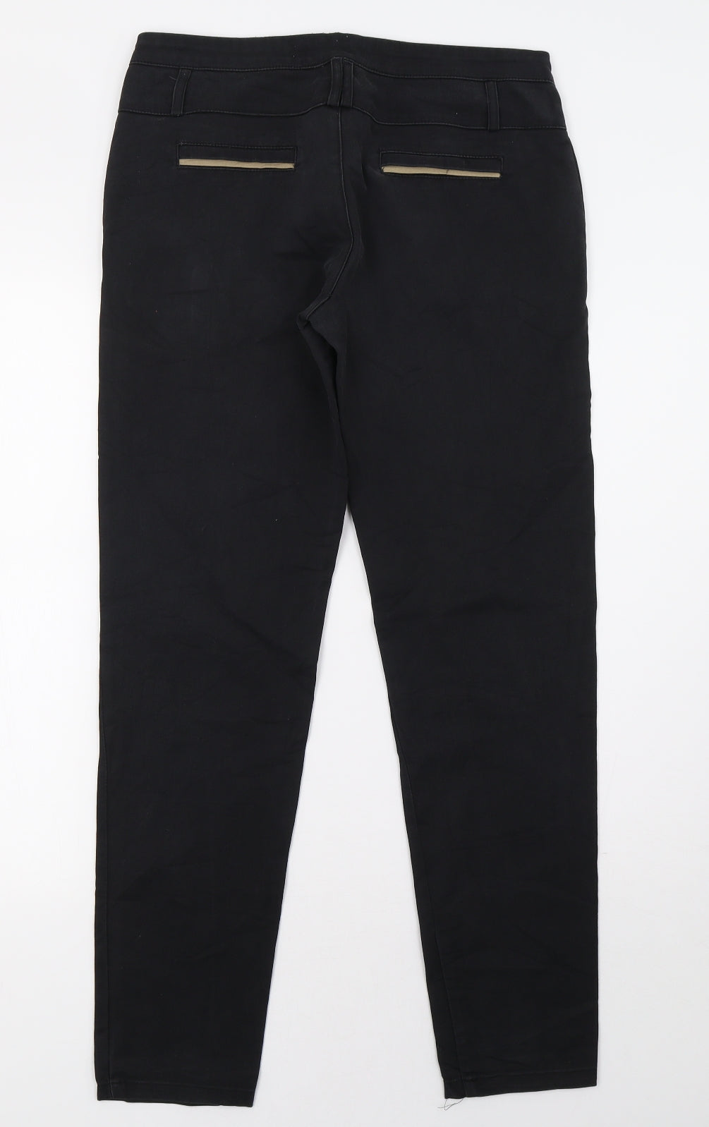 Womens UK Size L freesia Regular Fit  Black Trousers