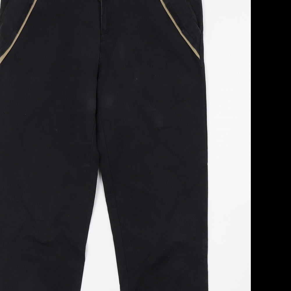 Womens UK Size L freesia Regular Fit  Black Trousers