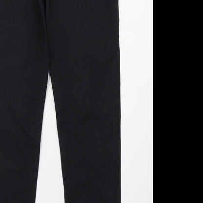 Womens UK Size L freesia Regular Fit  Black Trousers