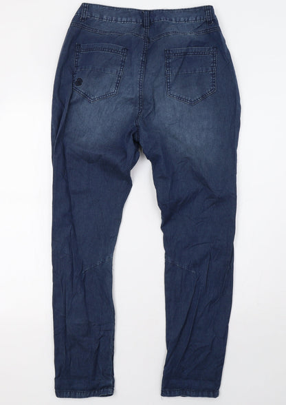 Kaffe Womens Blue   Straight Jeans Size 12 L32 in