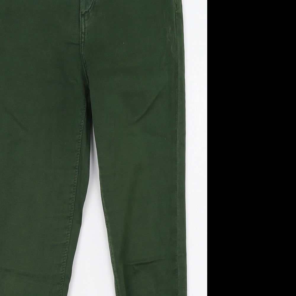 Moto Womens Green   Skinny Jeans Size 26 L32 in