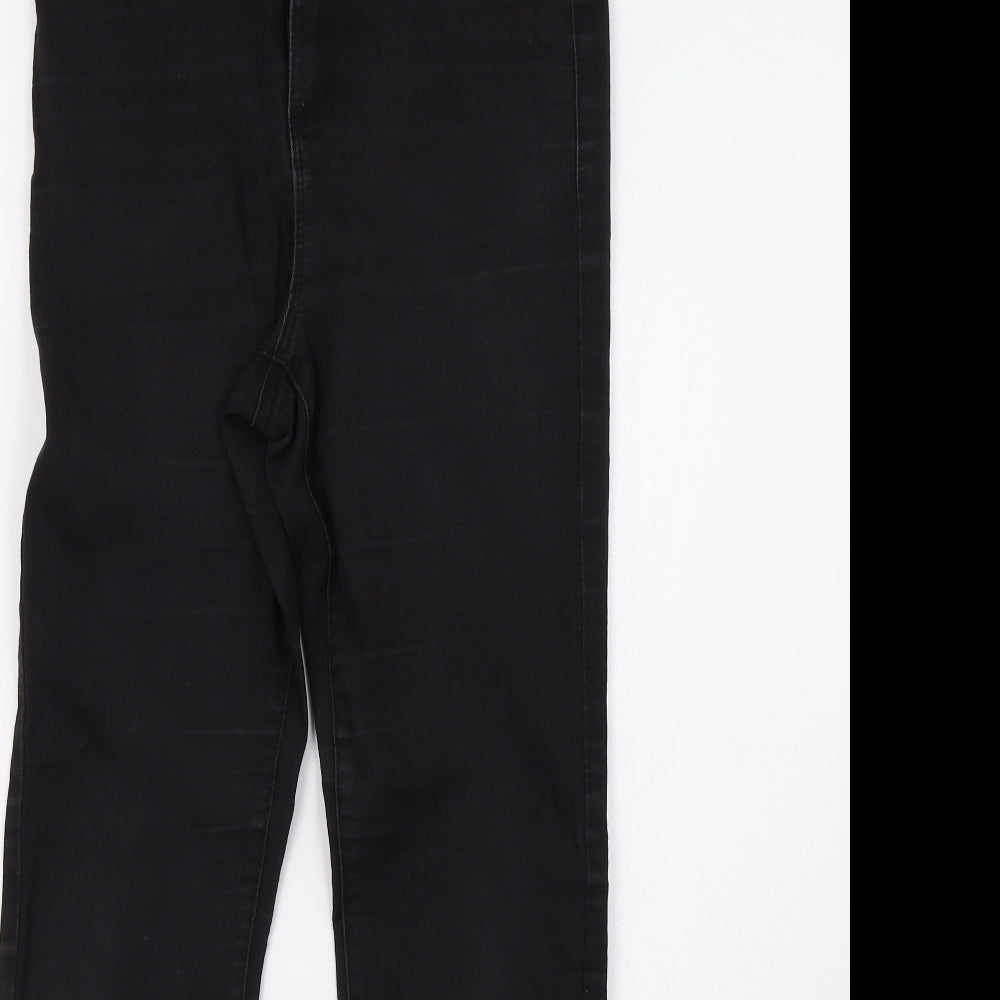 Primark Womens Black  Denim Skinny Jeans Size 12 L31 in