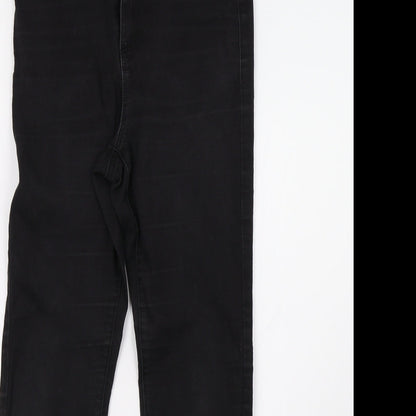 Primark Womens Black  Denim Skinny Jeans Size 12 L31 in