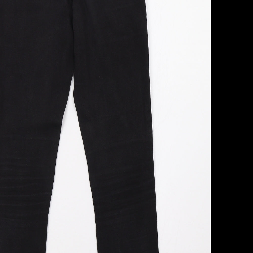 Primark Womens Black  Denim Skinny Jeans Size 12 L31 in