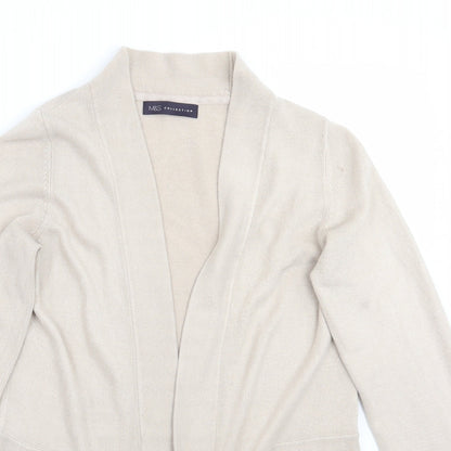 Marks and Spencer Womens Beige   Cardigan Jumper Size 8