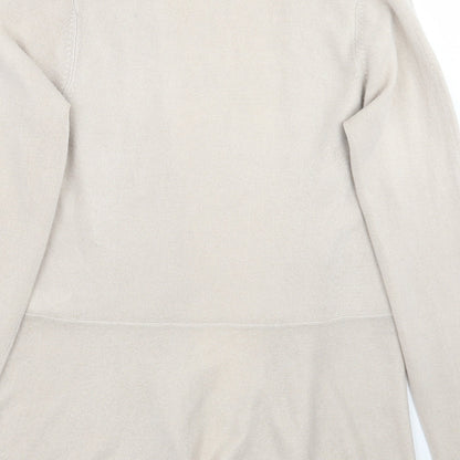 Marks and Spencer Womens Beige   Cardigan Jumper Size 8