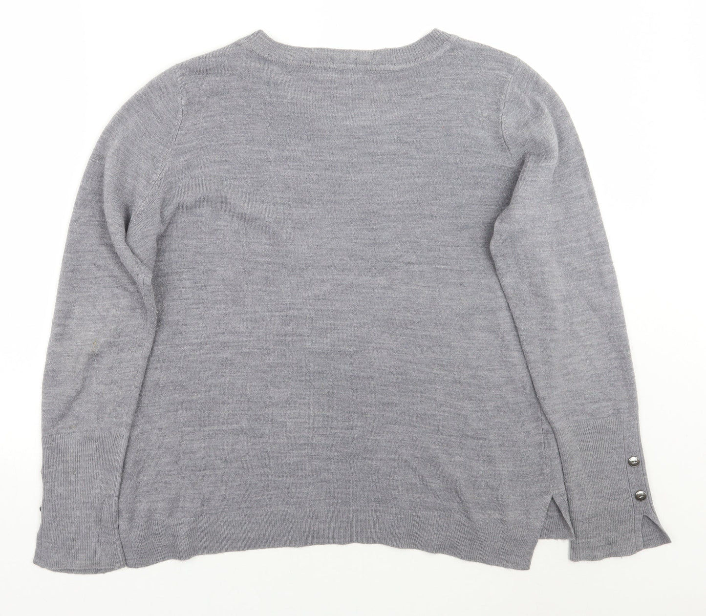 Primark Womens Grey   Pullover Jumper Size M