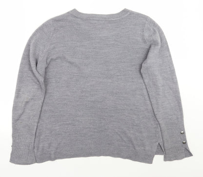 Primark Womens Grey   Pullover Jumper Size M