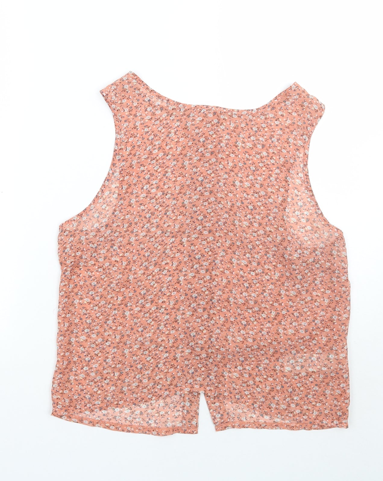 Womens UK Size 12 Newlook Pink Basic Blouse