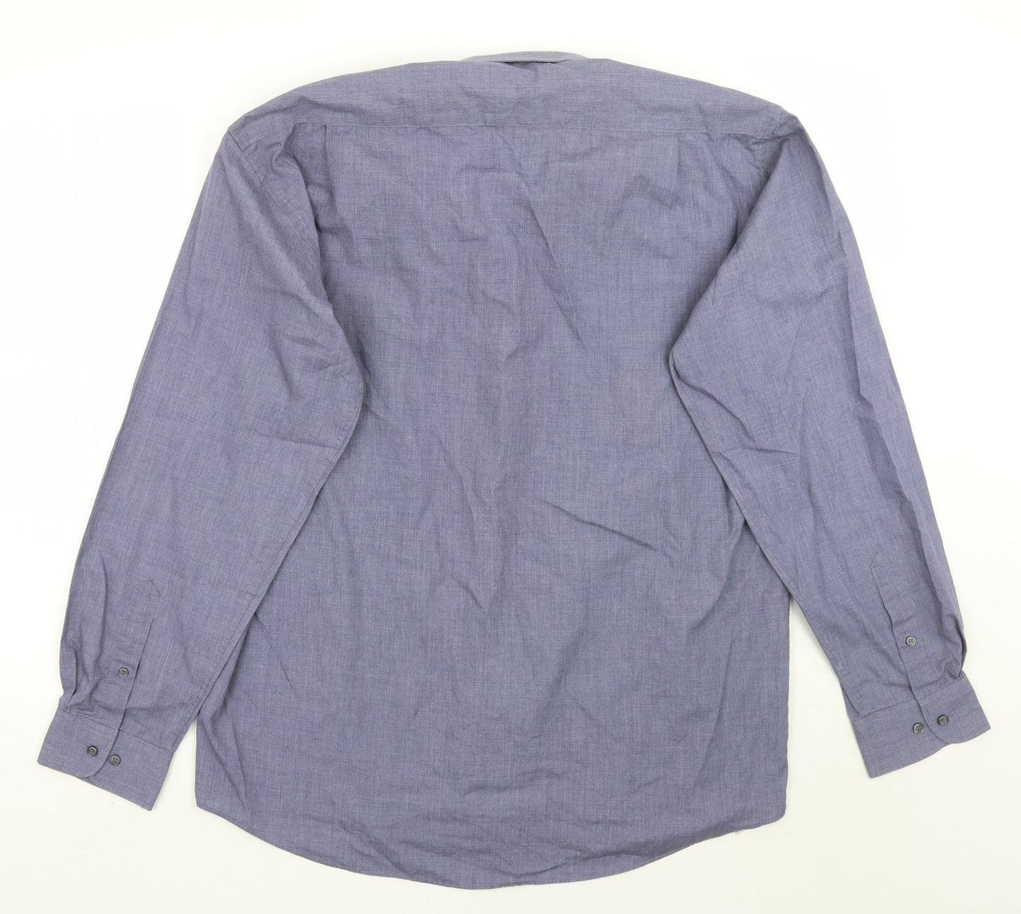 George Mens Blue    Button-Up Size 15.5