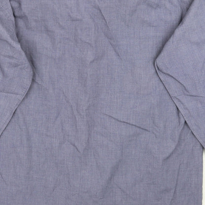 George Mens Blue    Button-Up Size 15.5