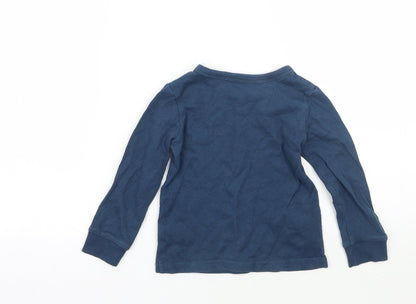 George Girls Blue   Basic T-Shirt Size 2-3 Years