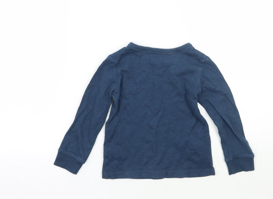 George Girls Blue   Basic T-Shirt Size 2-3 Years