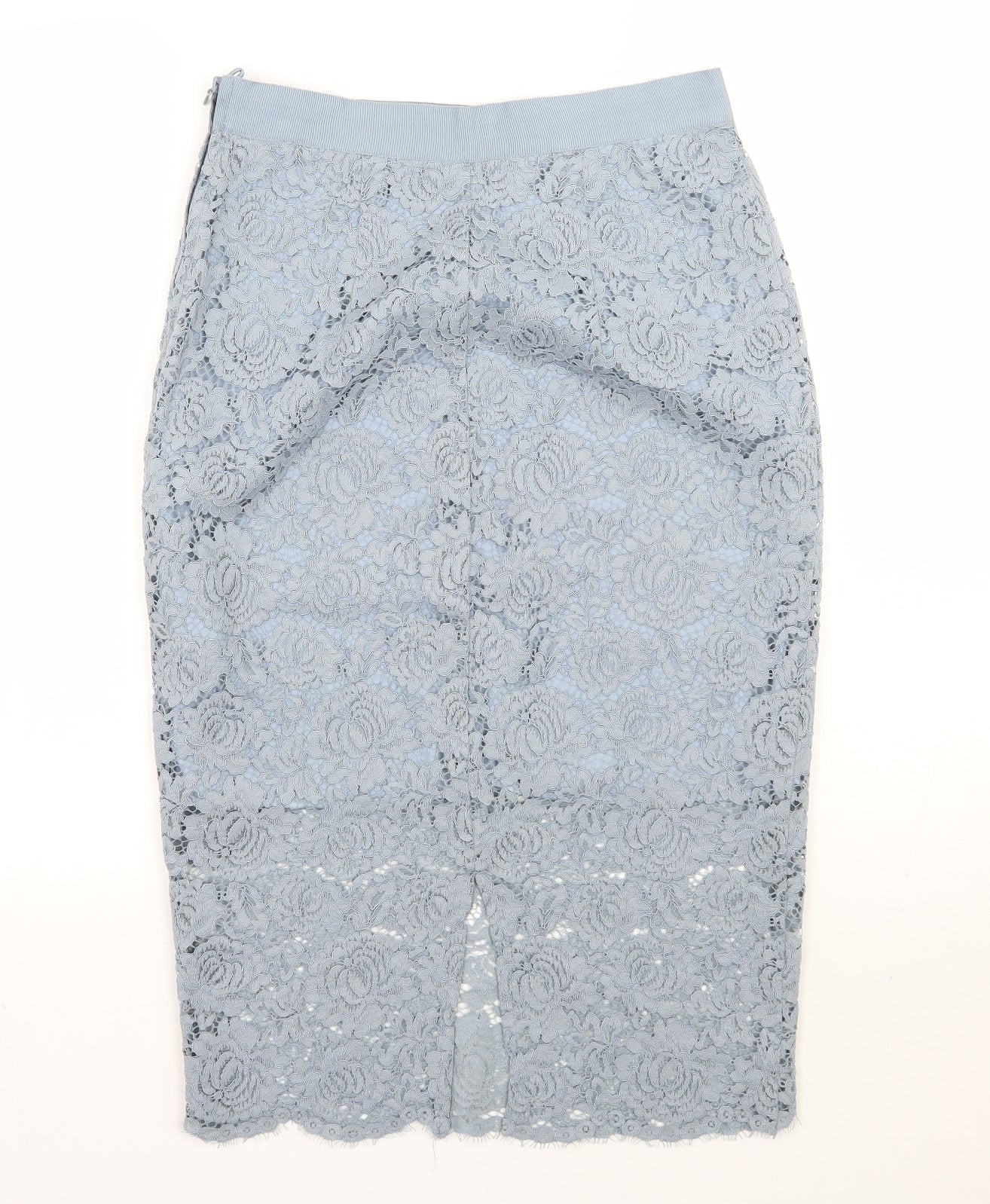 H&M Womens Blue Floral  Straight & Pencil Skirt Size 8