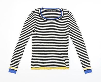 Preworn Womens Multicoloured Striped  Pullover Jumper Size M