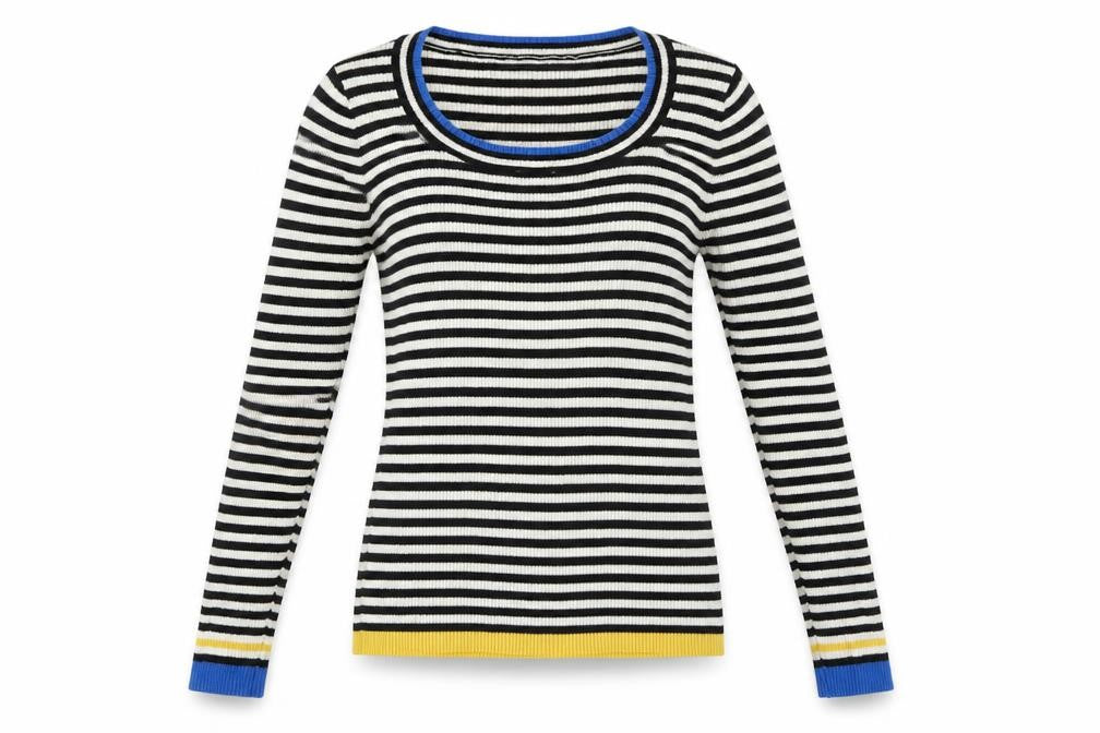 Preworn Womens Multicoloured Striped  Pullover Jumper Size M