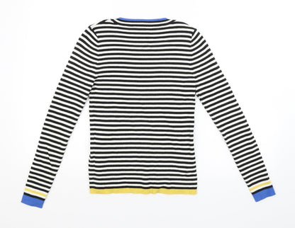 Preworn Womens Multicoloured Striped  Pullover Jumper Size M