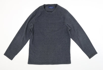 Atlantic Bay Mens Grey   Pullover Jumper Size M
